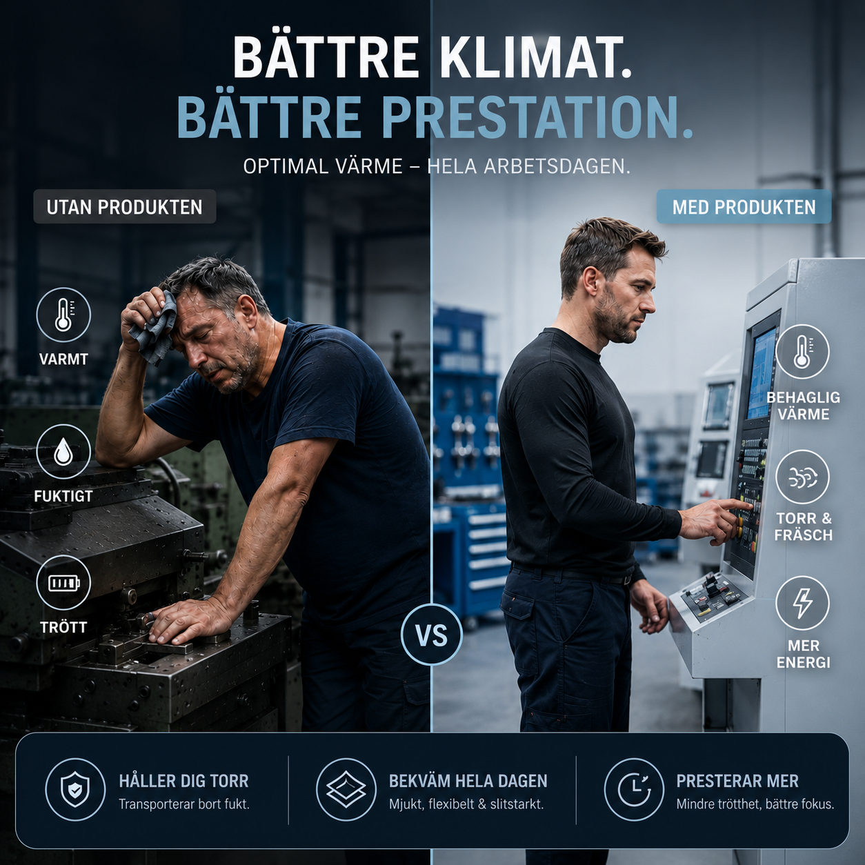 BodyCool Pro™ - För varma arbetsdagar som tar all energi