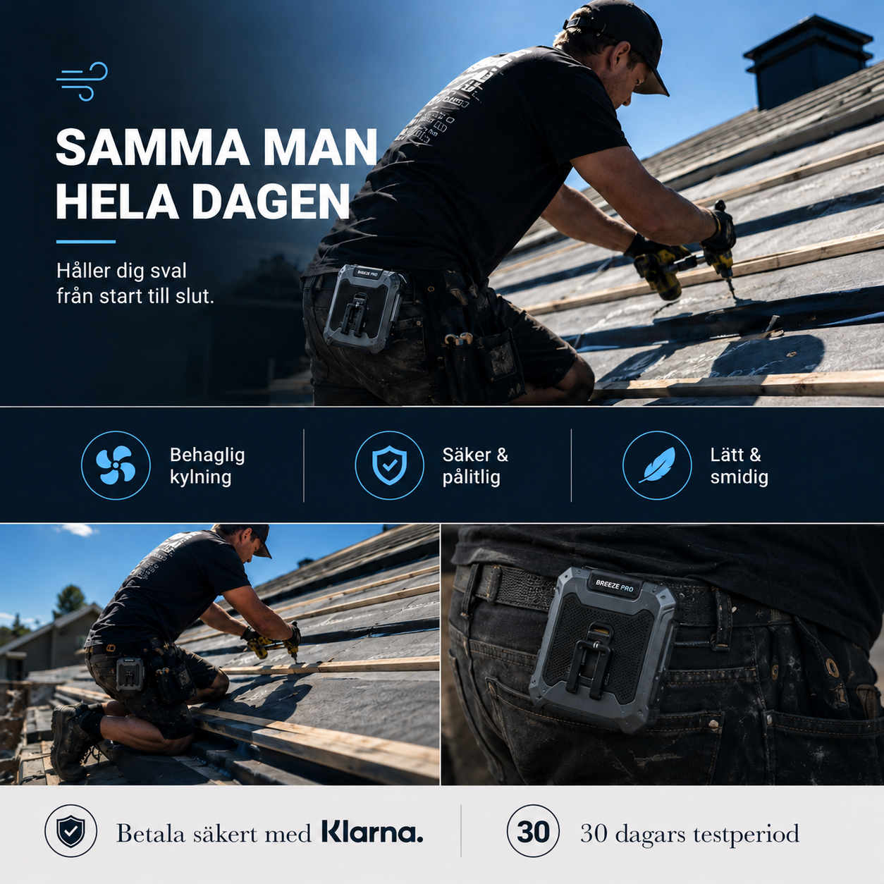 BodyCool Pro™ - För varma arbetsdagar som tar all energi